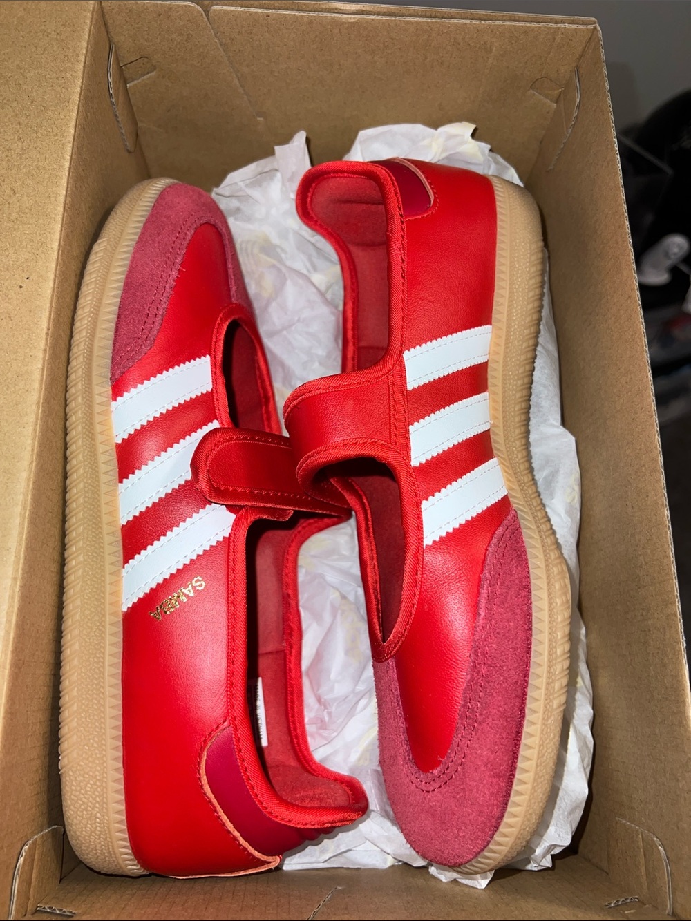 Adidas Red Samba Jane Women 8